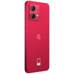 Smartphone Motorola Moto G84 5G Viva Magenta - Vegan Leather 256GB, 8GB RAM, Tela de 6.5", Câmera de 50 MP e Processador Snapdragon 695