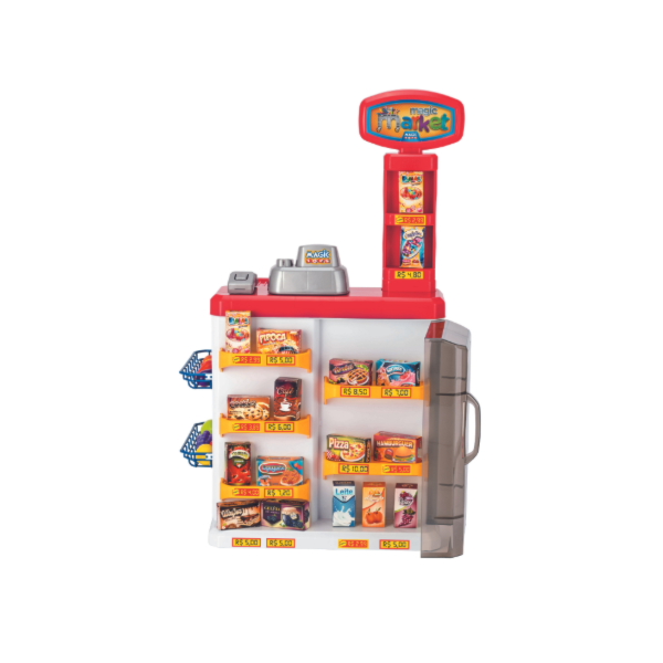 Supermercado Infantil Magic Market Magic Toys Vermelho com Acessórios-816069c3-6cd4-4c3d-8cb5-3517d59e14e4