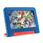 Tablet Avengers com Controle Parental 4GB RAM + 64GB, Tela 7 pol, Case, Wi-fi, Android 13, Quad Core Multi - NB417