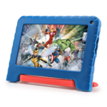 Tablet Avengers com Controle Parental 4GB RAM + 64GB, Tela 7 pol, Case, Wi-fi, Android 13, Quad Core Multi - NB417