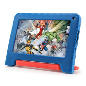 Tablet Avengers com Controle Parental 4GB RAM + 64GB, Tela 7 pol, Case, Wi-fi, Android 13, Quad Core Multi - NB417