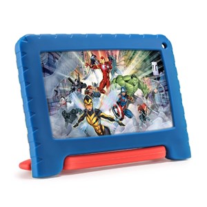 Tablet Avengers com Controle Parental 4GB RAM + 64GB, Tela 7 pol, Case, Wi-fi, Android 13, Quad Core Multi - NB417