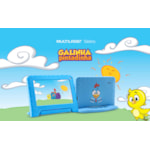 Tablet Galinha Pintadinha com Controle Parental 4GB RAM + 64GB, Tela 7 pol, Case, Wi-fi,Android 13, Quad Core Multi - NB419