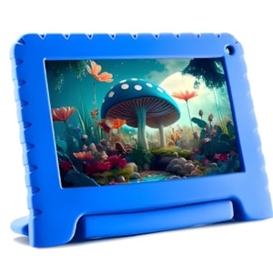 Tablet Infantil Multi Kid Pad NB410 64GB, 4GB RAM, Case Azul
