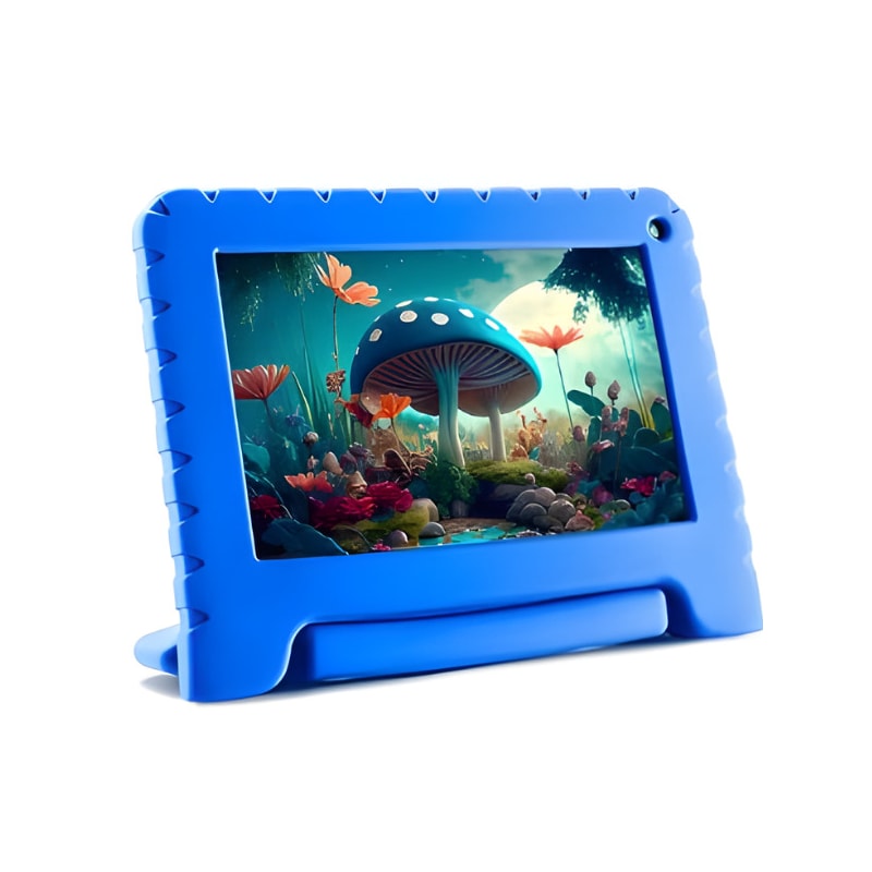 Tablet Infantil Multi Kid Pad NB410 64GB, 4GB RAM, Case Azul