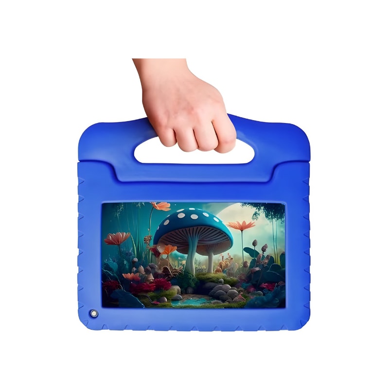 Tablet Infantil Multi Kid Pad NB410 64GB, 4GB RAM, Case Azul