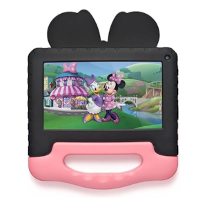 Tablet Infantil Multi Minnie NB414 64GB, 4GB RAM, Case Protetora