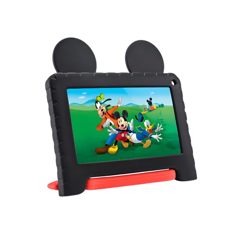Tablet Infantil Multilaser Mickey M8 NB438 64GB, 6GB RAM, Capa Protetora