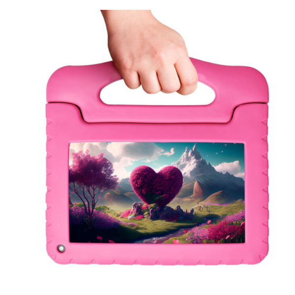 Tablet Kid Pad Rosa 4GB RAM + 64GB, Tela 7 pol, Wi-fi, Android 13 Quad Core Multi - NB411-ab540163-fad2-4c58-9cdb-5320152e378f