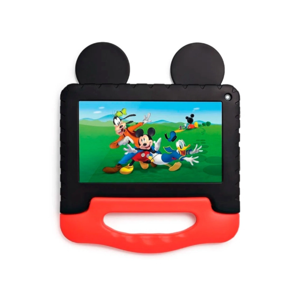 Tablet Mickey com Controle Parental 4GB RAM + 64GB , 7 pol + Case, Wi-fi , Android 13, Quad Core Multi - NB413-db946a74-2f41-4a1c-8c18-43538a8256de