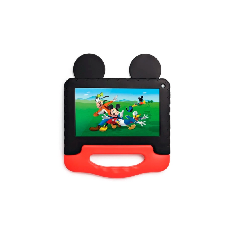 Tablet Mickey com Controle Parental 4GB RAM + 64GB , 7 pol + Case, Wi-fi , Android 13, Quad Core Multi - NB413