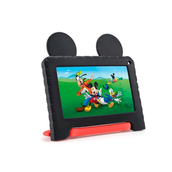Tablet Mickey com Controle Parental 4GB RAM + 64GB , 7 pol + Case, Wi-fi , Android 13, Quad Core Multi - NB413-31ca88c9-ddba-4038-80ee-3779d755354b