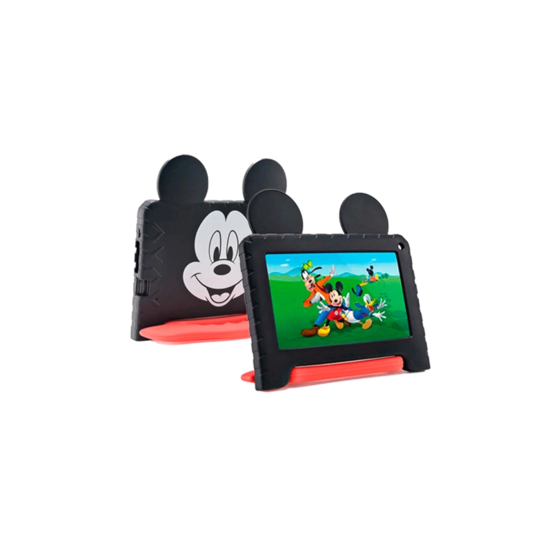 Tablet Mickey com Controle Parental 4GB RAM + 64GB , 7 pol + Case, Wi-fi , Android 13, Quad Core Multi - NB413
