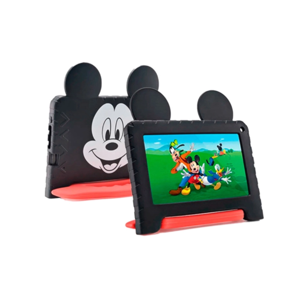 Tablet Mickey com Controle Parental 4GB RAM + 64GB , 7 pol + Case, Wi-fi , Android 13, Quad Core Multi - NB413-f5873a06-f054-4f25-9eba-409c11dd20dd