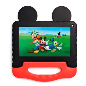 Tablet Mickey com Controle Parental 4GB RAM + 64GB , 7 pol + Case, Wi-fi , Android 13, Quad Core Multi - NB413
