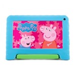 Tablet Multi Peppa Pig Com Controle Parental 7 Pol 4gb Ram 64gb Android 13 Quad Core + Case + Wi-fi 