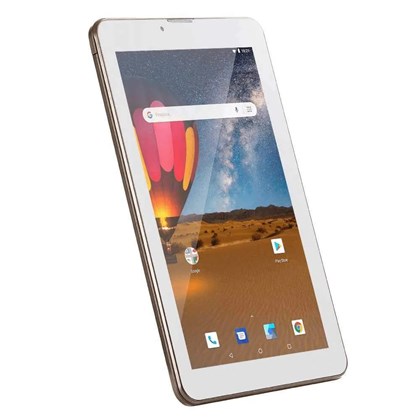Tablet Multilazer M7 3G Plus 16GB Dourado NB306 WIFI 3G Bluethoof GPS