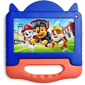 Tablet Patrulha Canina Chase com Controle Parental 4GB RAM + 64GB,Tela 7 pol + Case, Wi-fi, Android 13,  Quad Core Multi - NB421