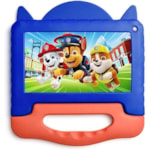 Tablet Patrulha Canina Chase com Controle Parental 4GB RAM + 64GB,Tela 7 pol + Case, Wi-fi, Android 13,  Quad Core Multi - NB421