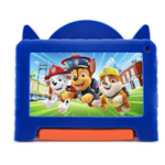 Tablet Patrulha Canina Chase com Controle Parental 4GB RAM + 64GB,Tela 7 pol + Case, Wi-fi, Android 13,  Quad Core Multi - NB421