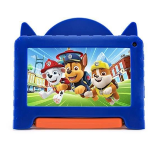 Tablet Patrulha Canina Chase com Controle Parental 4GB RAM + 64GB,Tela 7 pol + Case, Wi-fi, Android 13,  Quad Core Multi - NB421