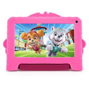 Tablet Patrulha Canina Skye com Controle Parental 4GB RAM + 64GB , Tela 7 pol + Case, Wi-fi, Android 13, Quad Core Multi - NB422