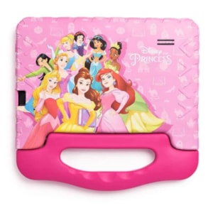 Tablet Princesas com Controle Parental 4GB RAM + 64GB, Tela 7 pol, Case, Wi-fi, Android 13, Quad Core Multi - NB418