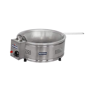 Tacho de Fritura Industria Eletrico Metvisa 6L 1 Cuba 127V Inox