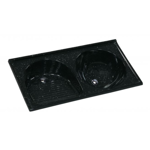 Tanque Sintetico Rorato Granitado Duplo N1 BR 100X52cm Pedra Escura-a7af5ac4-e5e1-4ead-ae70-aaf7865c103c