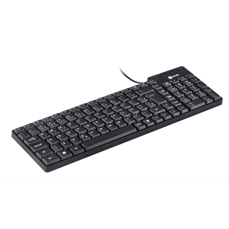 Teclado Compacto USB Dynamic ABNT2 1.8M Preto