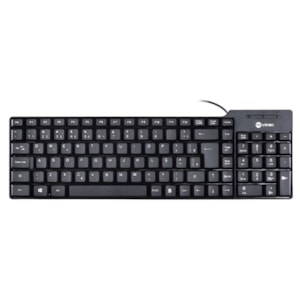 Teclado Compacto USB Dynamic ABNT2 1.8M Preto