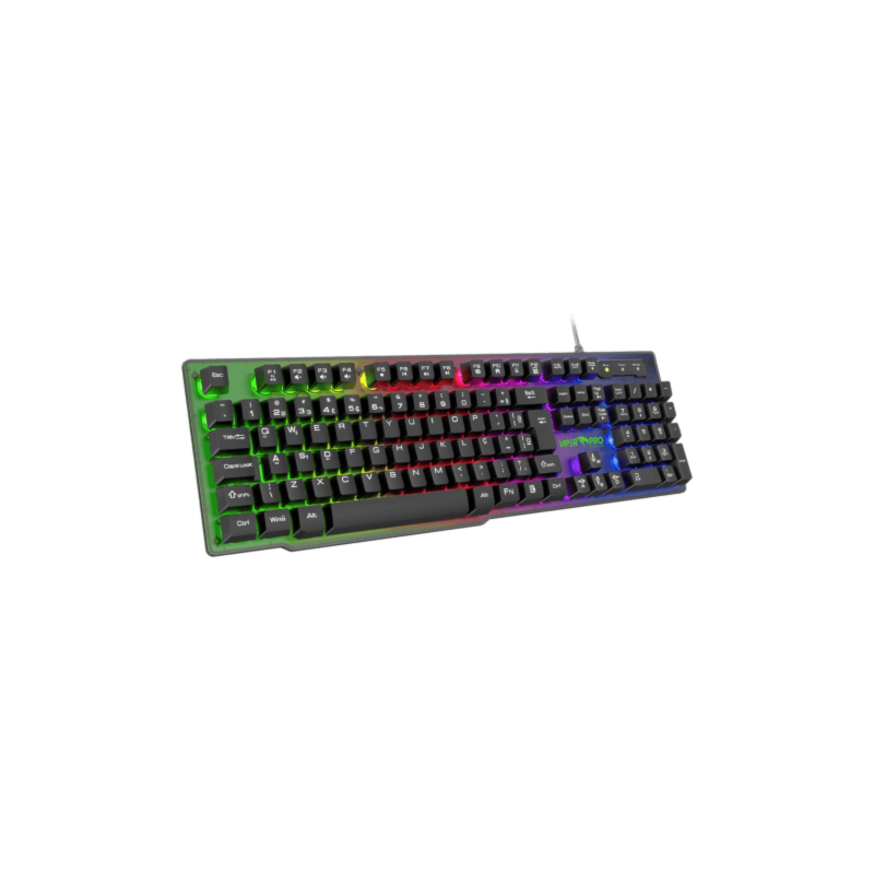 Teclado Gamer Viper Pro Semi Mecanico RGB Naja Bivolt Preto