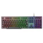 Teclado Gamer Viper Pro Semi Mecanico RGB Naja Bivolt Preto 