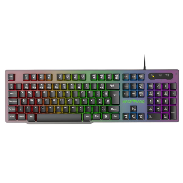 Teclado Gamer Viper Pro Semi Mecanico RGB Naja Bivolt Preto-7cc10a3a-115d-4fb3-a900-55b4514a5e4f