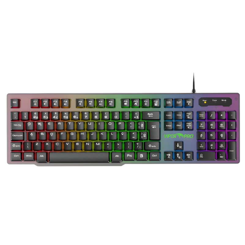 Teclado Gamer Viper Pro Semi Mecanico RGB Naja Bivolt Preto-c99e1ce7-9c50-41ef-8adb-adc519a341ec
