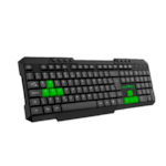 Teclado Gamer Viper Pro Standard Python Bivolt Preto/Verde 