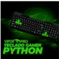 Teclado Gamer Viper Pro Standard Python Bivolt Preto/Verde-68058065-352d-47b7-8868-a1babb131223