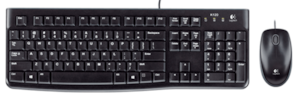 Teclado+Mouse Logitech com Fio Keyboard MK120