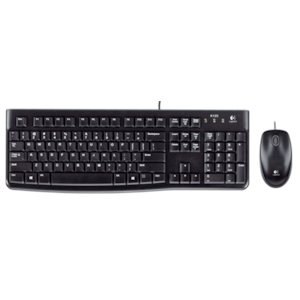 Teclado+Mouse Logitech com Fio Keyboard MK120