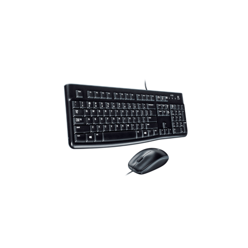 Teclado+Mouse Logitech com Fio Keyboard MK120