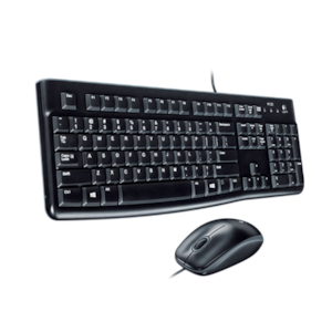 Teclado+Mouse Logitech com Fio Keyboard MK120