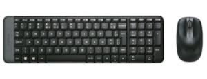 Teclado+Mouse Logitech Sem Fio Wireless MK220