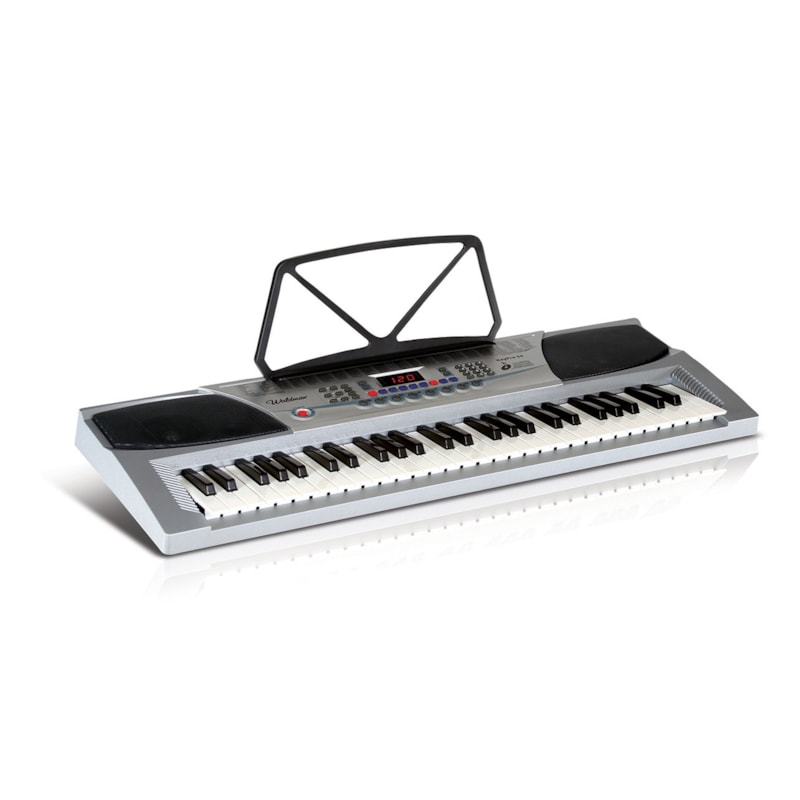 Teclado Musical WALDMAN KeyPro de 54 teclas, 100 sons, 100 ritmos, Função Estudo, microfone e Fonte Bivolt mod. KEP-54-e7493bde-184f-457d-865b-c8849199411c