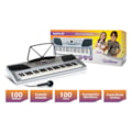 Teclado Musical WALDMAN KeyPro de 54 teclas, 100 sons, 100 ritmos, Função Estudo, microfone e Fonte Bivolt mod. KEP-54-be9646bb-fcf8-4168-be34-e7ad2249f94c