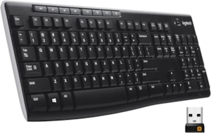 Teclado sem Fio Logitech Wireless KBD K720 