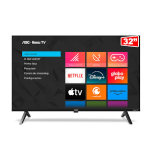 Televisor AOC-Philps Smart Led 32" HD Roku 32S5045/78G