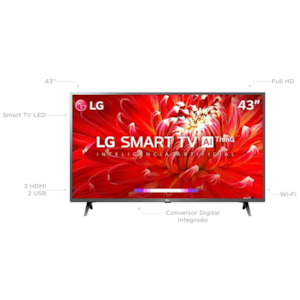 Televisor LG Smart 43" 108CM Full HD 43LM631COSB