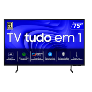 Televisor Samsung Smart Led 75" Crystal UHD 4K Wifi Tizen Comando de Voz UN75DU7700GXZD