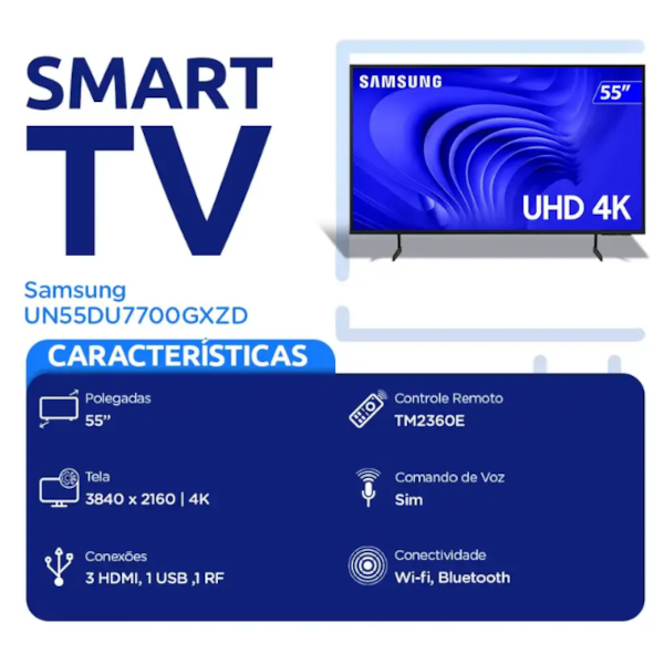 Televisor Samsung Smart UHD 55