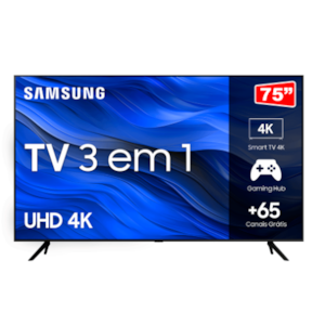 Televisor Sansung Crystal UHD 4K 75" UN75CU7700